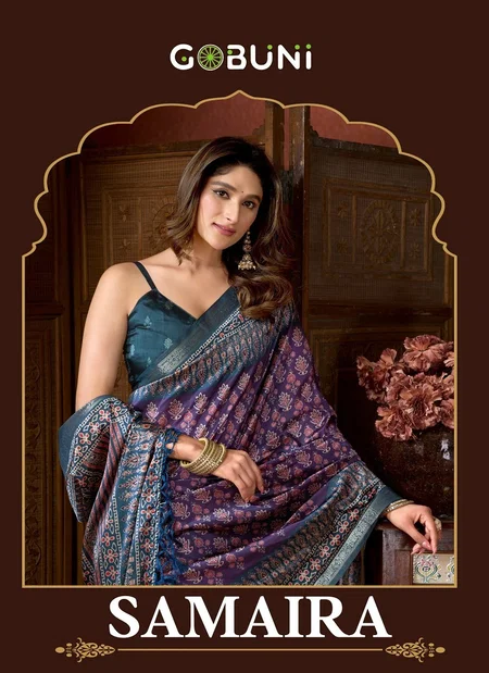 Samaira By Gobuni Cluster Digital Saree Wholesale Clothing Distributors In India